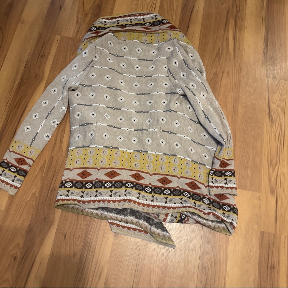 Freeway Multicolor Patterned Cardigan - image 4